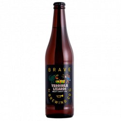 Brave Brewing Terrible Lizards West Coast IPA 500mL Bottle - The Hamilton Beer & Wine Co