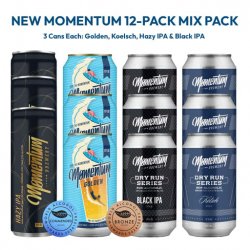 Momentum Brewery - Non-Alcoholic Beer Variety Pack - 12 x 12oz - Proofnomore