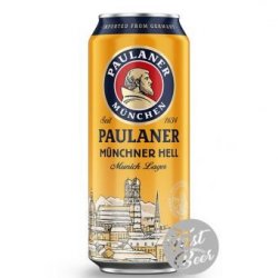 Bia Paulaner Munchner Hell 4.9% – Lon 500ml – Thùng 24 Lon - First Beer – Bia Nhập Khẩu Giá Sỉ