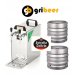 Alquiler grifo de cerveza doble con dos barriles de 30 Litros de Estrella Galicia 