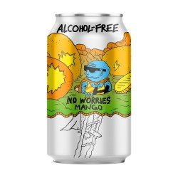 Lervig  NO WORRIES Mango 330ml 0.5% - The Alcohol Free Co