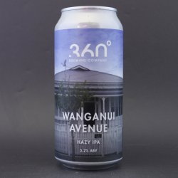 360 Degree Brewing - Wanganui Avenue - 5.2% (440ml) - Ghost Whale