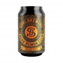 Sori Brewing, Dark Humor Club, Hot Chocolate Imperial Stout, 10.2%, 330ml - The Epicurean