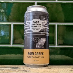 East London Brewing Co  Bow Creek : West Coast IPA - Dead Time Beers