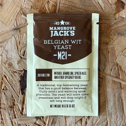 Belgian Wit Beer Yeast - Mangrove Jacks - M21 - 10g - Brewbitz Homebrew Shop