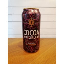 Thornbridge Cocoa Wonderland  6,8%  44cl  Chocolate Porter - BeerShoppen