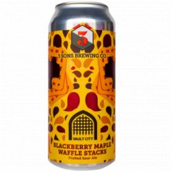 3 Sons Brewing Co. Blackberry Maple Waffle Stacks
