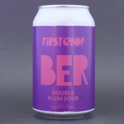 First Chop Brewing - BER: Double Plum Sour - 6.5% (330ml) - Ghost Whale