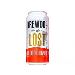 BrewDog - LOST LAGER In Blood Orange 440ml can 4,5% alk. - Beer Butik