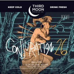 Hazy IPA - 4-pk of Conjuration 26 473mL cans - Third Moon Brewing