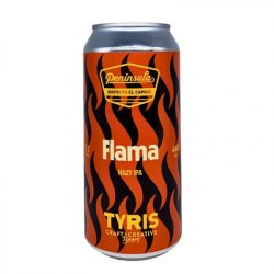 Península & Tyris Flama Hazy IPA 44cl - Beer Sapiens