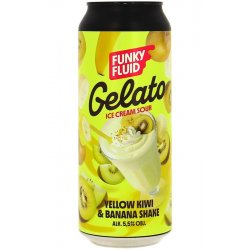 Funky Fluid Gelato: Yellow Kiwi & Banana Shake