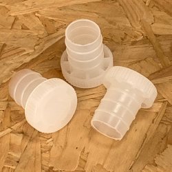 Clear Plastic Reusable Wine Bottle Corks - 30 Pack - Brewbitz Homebrew Shop