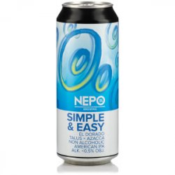 NEPO SIMPLE &  EASY American IPA 0% - Sklep Impuls