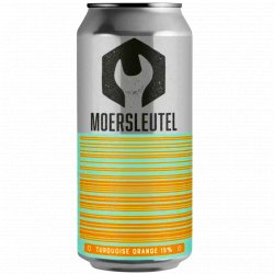 Moersleutel Craft Brewery Barcode: Turquoise Orange