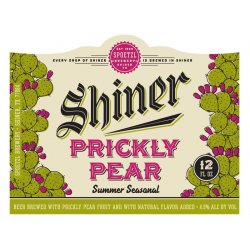 Spoetzl Brewery Shiner Prickly Pear