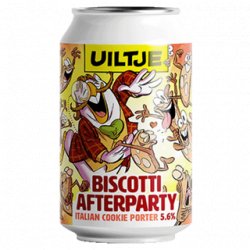 Uiltje Biscotti Afterparty Cookie Porter 330ml - The Beer Cellar