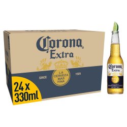 Corona Extra Lager Beer 24 x 330ml Bottles - Liquor Library