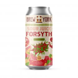 Brew York, Sour Juice Forsyth, Fruit Sour, 5.0%, 440ml - The Epicurean