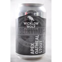 Wicklow Wolf Apex Oatmeal Stout Lattina 33cl - AbeerVinum