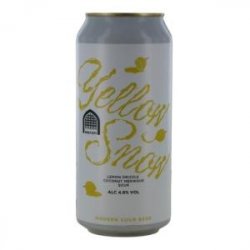 Vault City Brewing Yellow Snow, Lemon Drizzle Coconut Meringue Sour