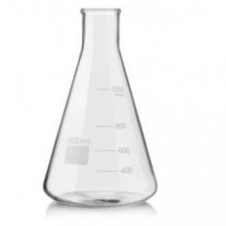 Matraz Erlenmeyer 1000 ml - El Secreto de la Cerveza