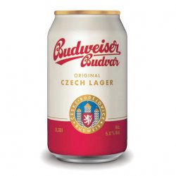 Budweiser Budvar Original 330ml Can - Czech Lager - Fountainhall Wines