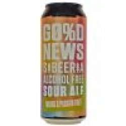 Sibeeria - Go%d - Good News: Sour Ale Mango & Passion Fruit FREE 0,5l can 0,5% alk. - Beer Butik