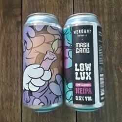 Mash Gang x Verdant Brewing  Low Lux   Low Alcohol - Beer No Evil