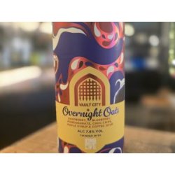 Vault City Brewing Overnight Oats (Raspberry, Blueberry, Pomegranate, Chocolate Chips, Maple Syrup & Coffee)