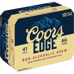 Coors Edge Non-Alcoholic Beer 12 pack 12 oz. Can - Outback Liquors