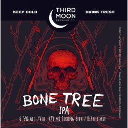 Hazy IPA - 4-pk of Bone Tree 473mL cans - Third Moon Brewing