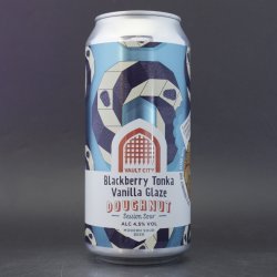 Vault City Brewing Blackberry Tonka Vanilla Glaze Doughnut Vault City Brewing Blackberry Tonka Vanilla Glaze Doughnut