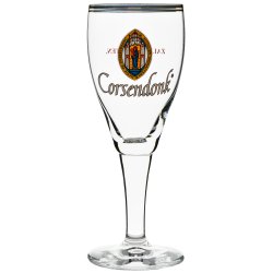 Glas Corsendonk Gouden rand 33Cl - Belgian Beer Heaven