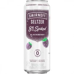 Smirnoff Seltzer Blackberry 1224 oz cans - Beverages2u