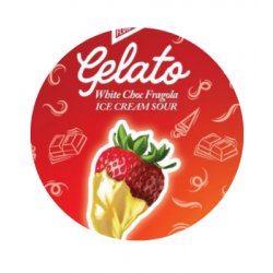 Funky Fluid Gelato: White Choc Fragola