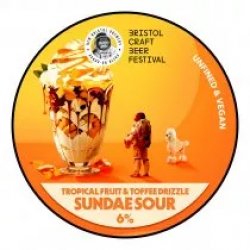 New Bristol Brewery  Tropical Fruit & Toffee Drizzle Sundae Sour (Cans) (44cl) - Chester Beer & Wine