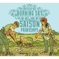 Elusive Brewing - Burning Sky - Saison Printemps - 4.2% Saison - 440ml - Elusive Brewing