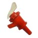 Canilla Plástica para Servido de Cerveza Color Rojo Canilla Plástica para Servido de Cerveza Color Rojo