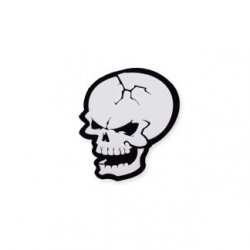 El Segundo Broken Skull Big Skull Enamel Pin - El Segundo Brewing Company