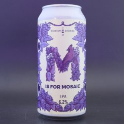 Phantom Brewing Co - M Is For Mosaic - 6.2% (440ml) - Ghost Whale