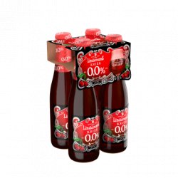 Lindemans Kriek 0,0% fles 4 x 25cl - Prik&Tik
