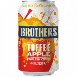 Brothers Toffee Apple English Cider 4% 330ml - Drink Station