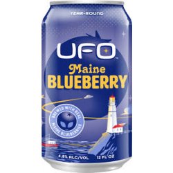 UFO BEER MAINE BLUEBERRY (LATA) 12 OZ - Cebada Malteada