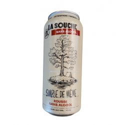 La Souche - Simple de Même Rousse - 473ml - La Bière à Boire