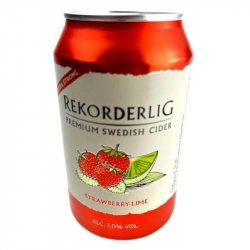 Åbro Bryggeri Rekorderlig Strawberry-Lime (7%)