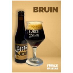 Force Majeure Bruin 33cl. - Het Bier en Wijnhuis