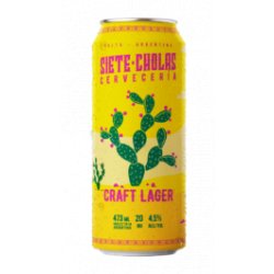 Siete Cholas Craft Lager 473cc x6 - Craft Moments