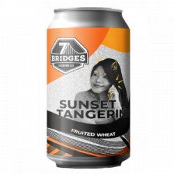 7 Bridges Sunset Tangerine 4,2%  Lon 330ml  Thùng 24 lon - BIA NHẬP ĐÀ NẴNG