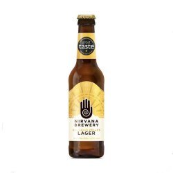 Nirvana Bavarian Helles Lager  Non Alcoholic Lager 330ml - The Alcohol Free Co